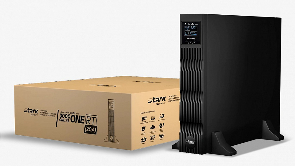 ИБП Stark Country 3000 online ONE RT (20A) 6HRV