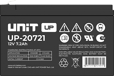 Аккумуляторная батарея UNIT UP-20721
