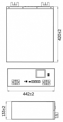 Аккумуляторная батарея MNB LPR-51.2-100 LCD Touch