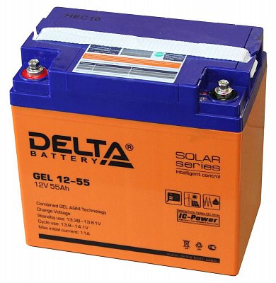 Аккумуляторная батарея Delta GEL 12-55