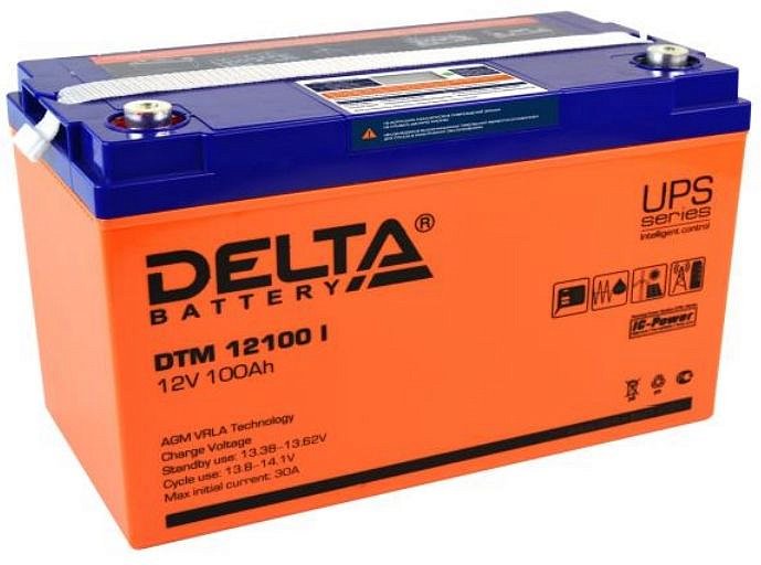 Аккумуляторная батарея Delta DTM 12100 I