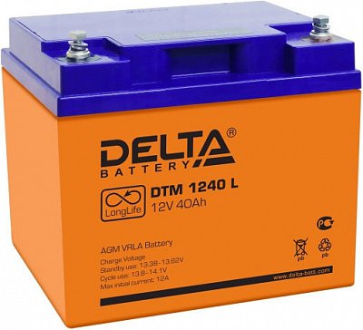 Аккумуляторная батарея Delta DTM 1240 L