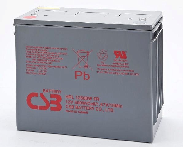 Аккумуляторная батарея CSB HRL12500W