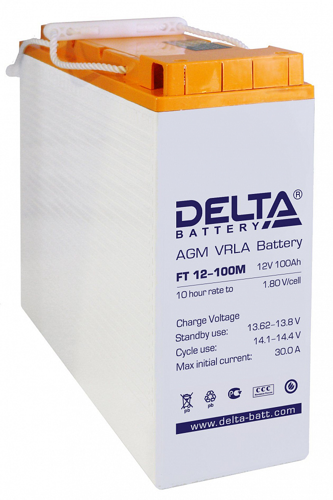 Аккумуляторная батарея Delta FT 12-100 M