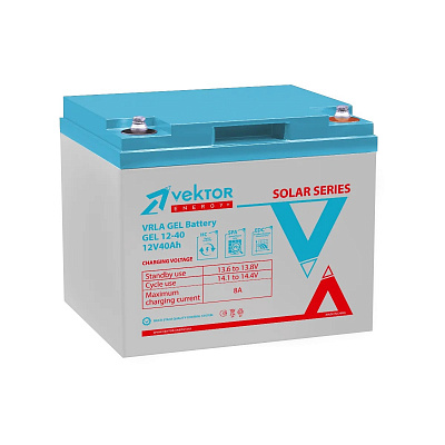 Аккумуляторная батарея Vektor Energy GEL 12-40