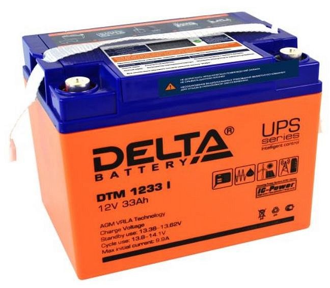 Аккумуляторная батарея Delta DTM 1233 I