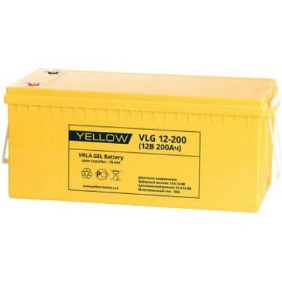 Аккумуляторная батарея YELLOW VLG 12-200 Solar