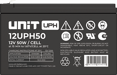 Аккумуляторная батарея UNIT 12UPH50