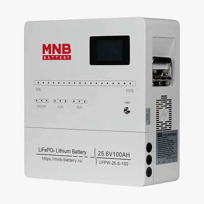 Аккумуляторная батарея MNB Battery LFPW-25.6-100 LCD Touch (25.6В, 100 Ач, LiFePO4)