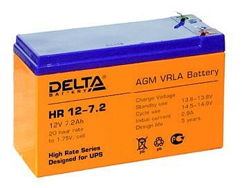 Аккумуляторная батарея DELTA HR 12-7.2