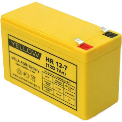Аккумуляторная батарея Yellow HR 12-7