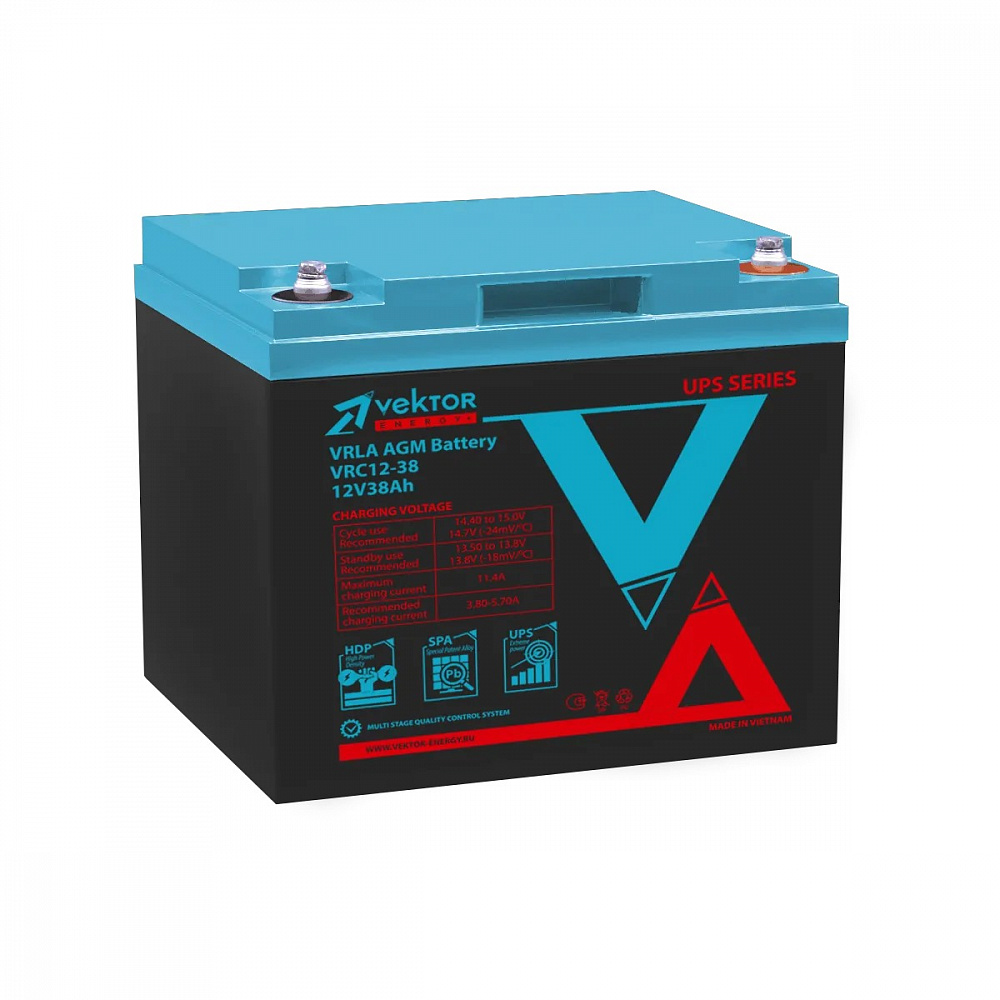 Аккумуляторная батарея Vektor Energy VRC 12-38