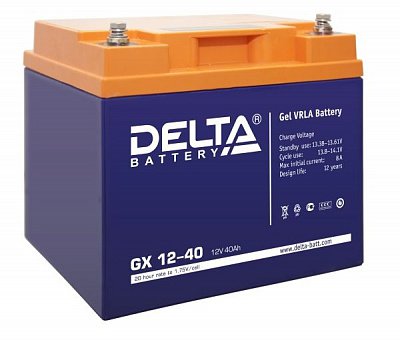 Аккумуляторная батарея Delta GX 12-40