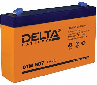 Аккумуляторная батарея Delta DTM 607