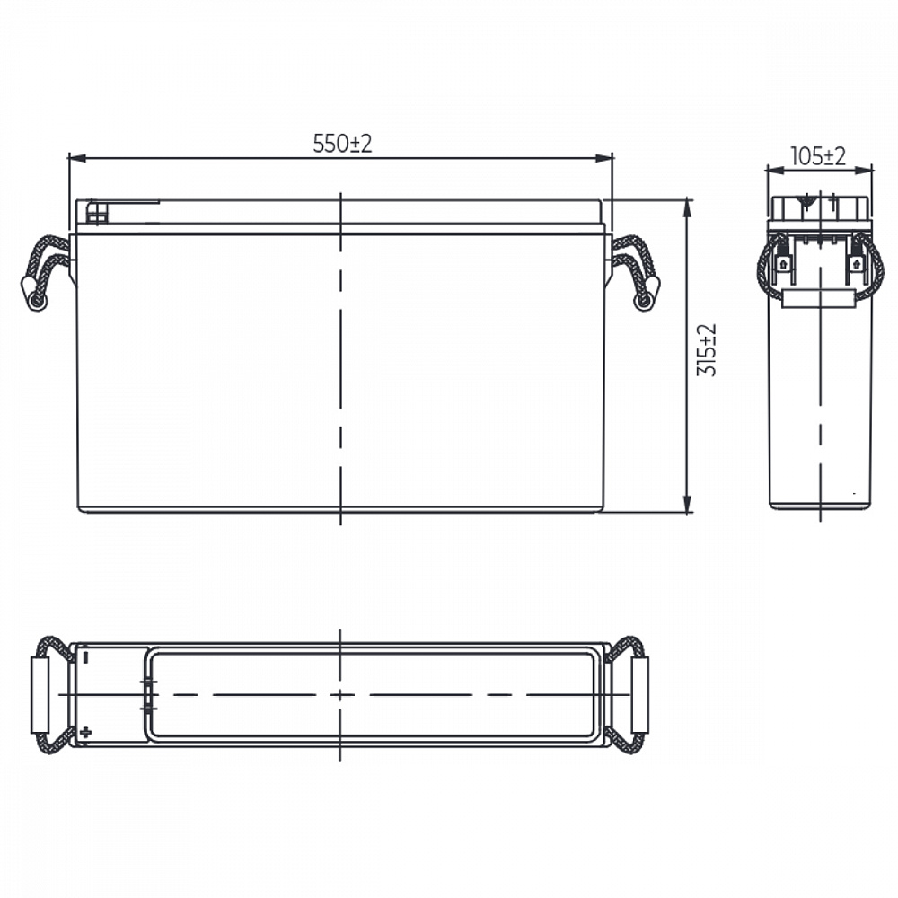Аккумуляторная батарея MNB MR125-12FT