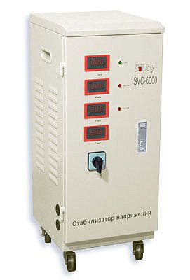 Стабилизатор напряжения Solby SVC-6 (6000/3)