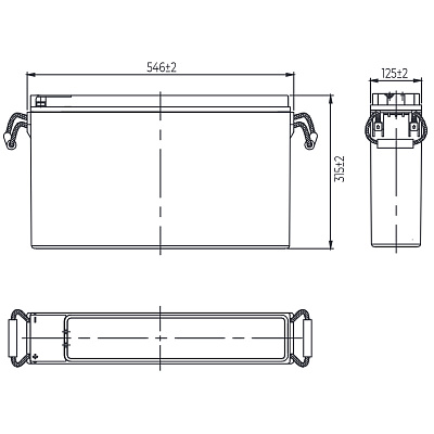Аккумуляторная батарея MNB MR155-12FT