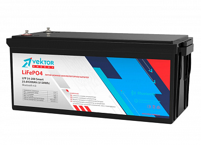 Аккумуляторная батарея Vektor Energy LFP 24-200 Smart