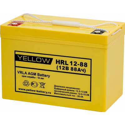 Аккумуляторная батарея Yellow HRL 12-88