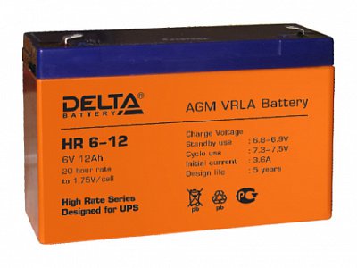 Аккумуляторная батарея Delta HR 6-12