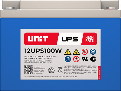 Аккумуляторная батарея UNIT 12UPS100W