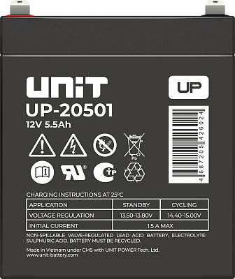 Аккумуляторная батарея UNIT UP-20501