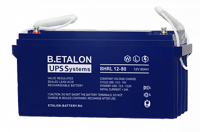 Аккумуляторные батареи ETALON BHRL 12-80