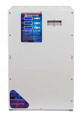 Стабилизатор напряжения Энерготех Standard 12000x3