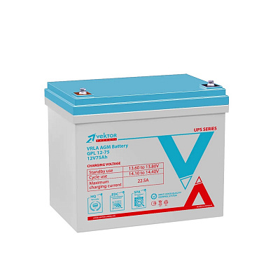 Аккумуляторная батарея Vektor Energy GPL 12-75S