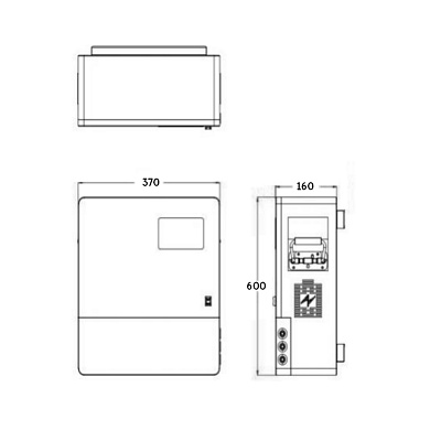 Аккумуляторная батарея MNB LFPW-51.2-100 LCD (51.2В, 100 Ач, LiFePO4)