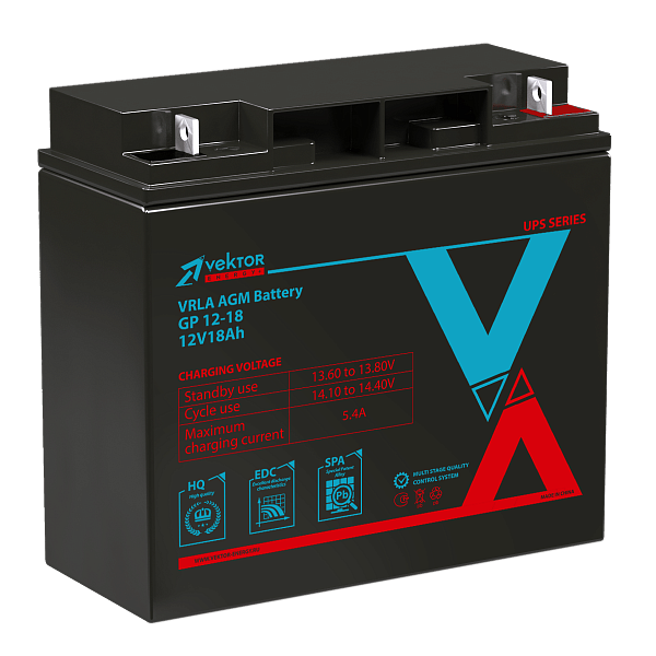Аккумуляторная батарея Vektor Energy GP 12-18S