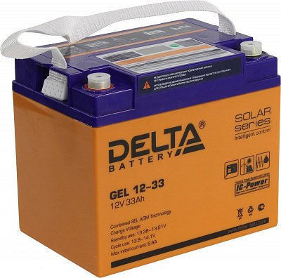 Аккумуляторная батарея Delta GEL 12-33