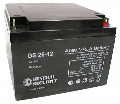 Аккумуляторная батарея General Security GS 12-26
