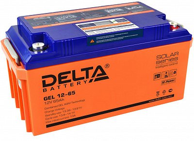 Аккумуляторная батарея Delta GEL 12-65
