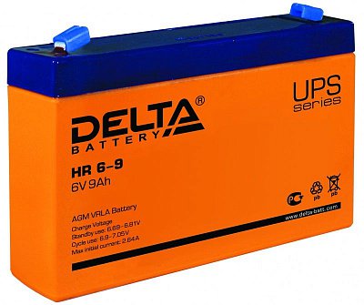 Аккумуляторная батарея Delta HR 6-9
