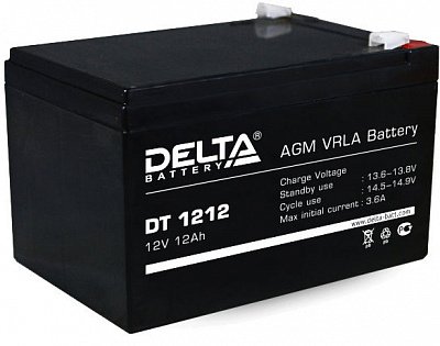 Аккумуляторная батарея Delta DT 1212