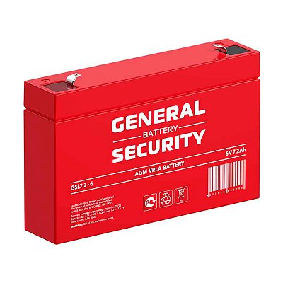 Аккумуляторная батарея General Security GSL7.2-6