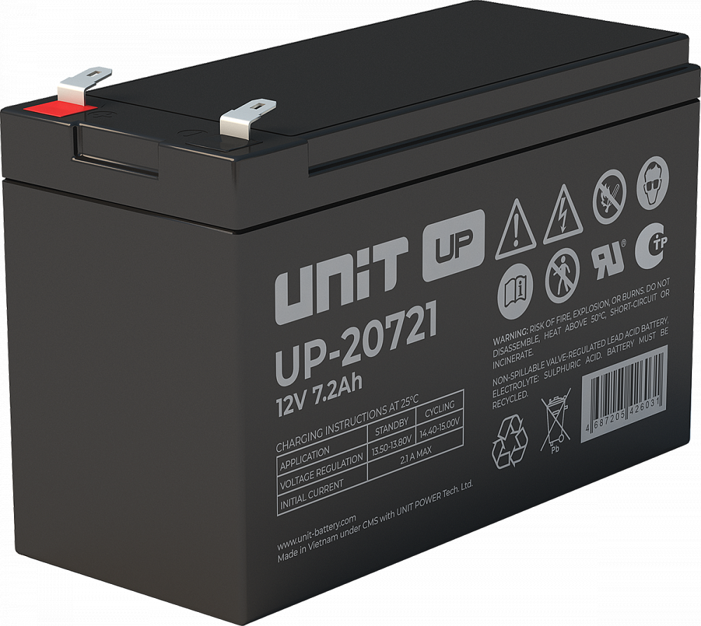 Аккумуляторная батарея UNIT UP-20721