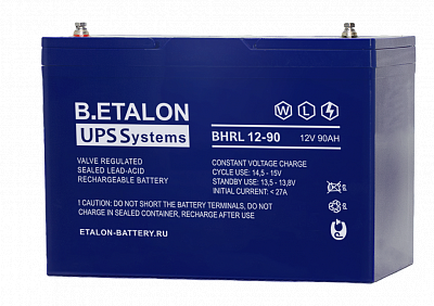 Аккумуляторные батареи ETALON BHRL 12-90