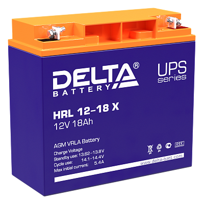 Аккумуляторная батарея DELTA HRL 12-18 X