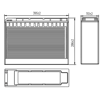 Аккумуляторная батарея MNB MR105-12FT