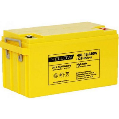 Аккумуляторная батарея Yellow HRL 12-240W