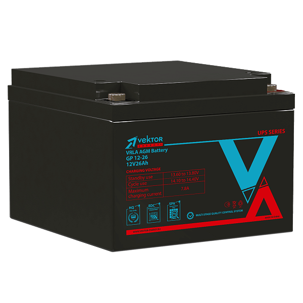 Аккумуляторная батарея Vektor Energy GP 12-26S