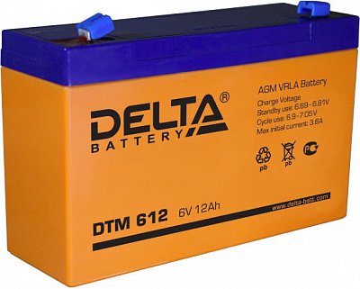 Аккумуляторная батарея Delta DTM 612
