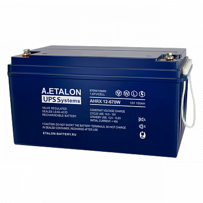 Аккумуляторные батареи ETALON AHRX 12-670W