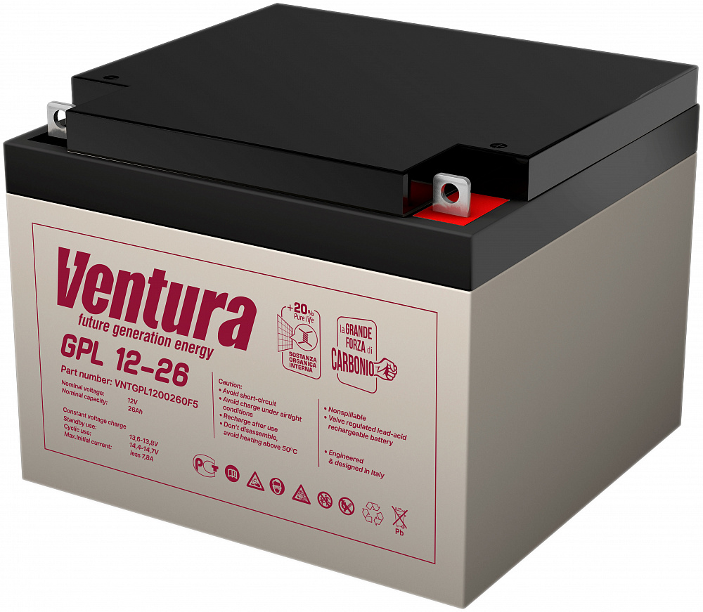 Аккумуляторная батарея Ventura GPL 12-26