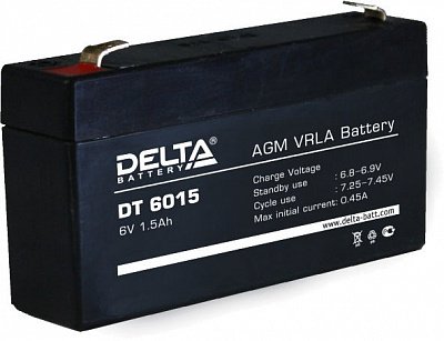 Аккумуляторная батарея Delta DT 6015