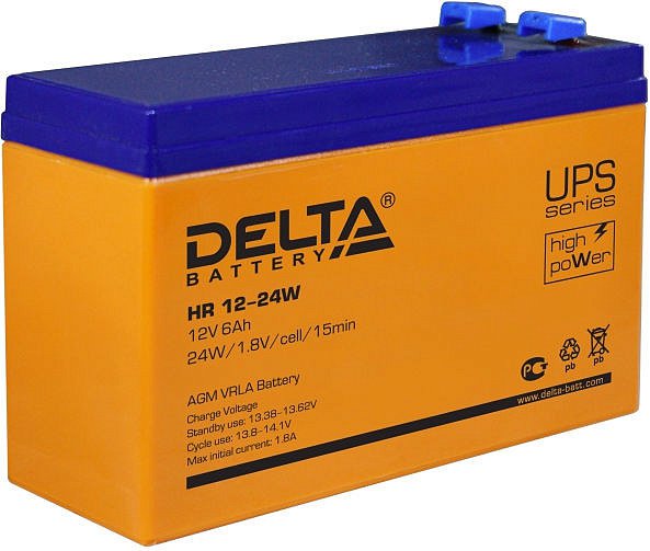 Аккумуляторная батарея DELTA HR 12-24W
