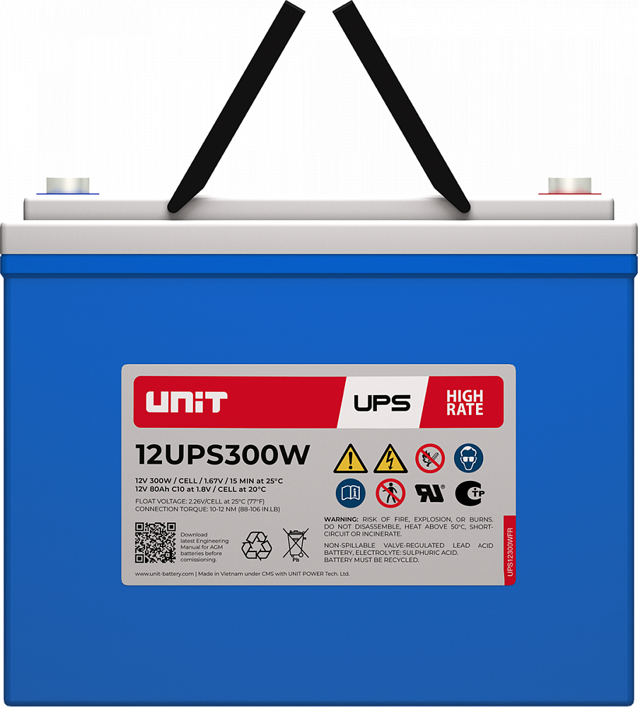 Аккумуляторная батарея UNIT 12UPS300W