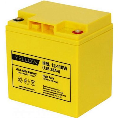 Аккумуляторная батарея Yellow HRL 12-110W
